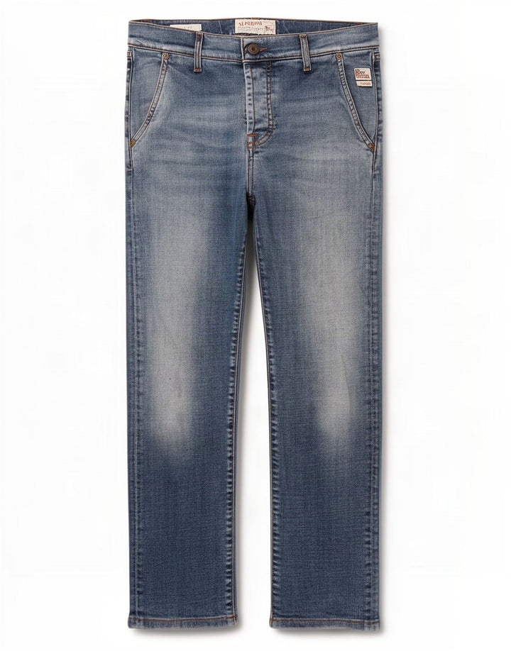 Calça jeans feminina Roy Rogers W31 L26 azul algodão