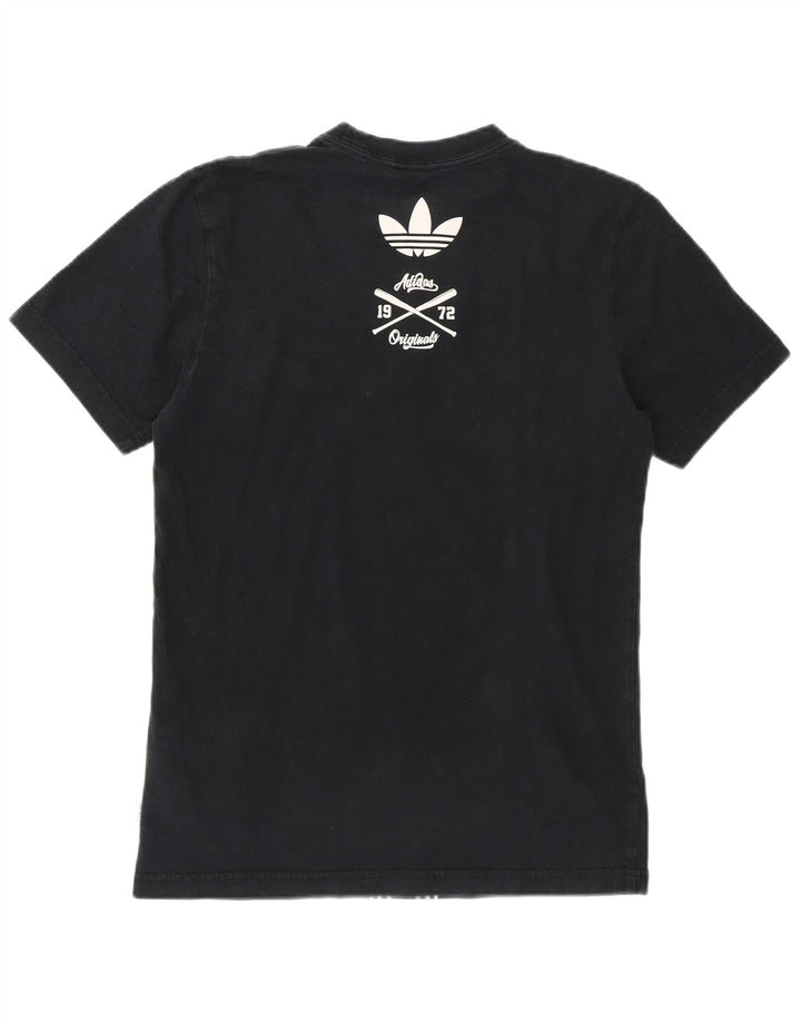Camiseta Adidas Feminina Graphic Top UK 6 XS Algodão Preto