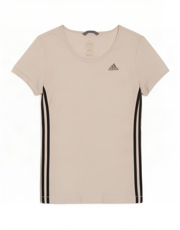 Camiseta Adidas Climalite Feminina Top UK 12 Médio Branco Poliéster