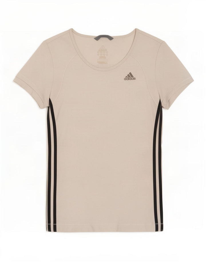 Camiseta Adidas Climalite Feminina Top UK 12 Médio Branco Poliéster