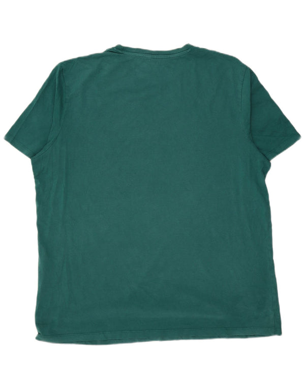 Camiseta gráfica masculina Jack & Jones Top XL algodão verde