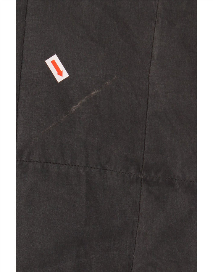 Casaco acolchoado masculino DIADORA UK 38 algodão cinza médio