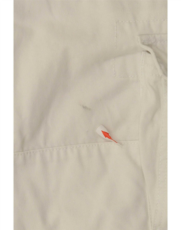 Shorts cargo masculino vintage XL W38 branco