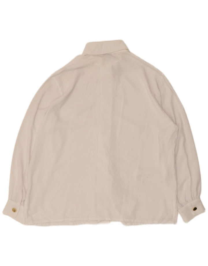 Blusa camisa feminina Biaggini EU 44 XL branca