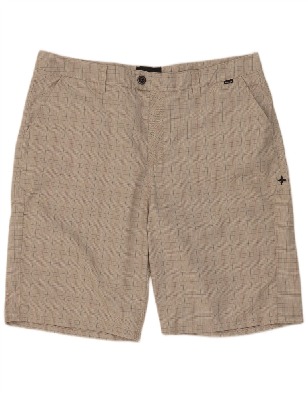 Shorts cargo masculino Hurley W38 XL cinza xadrez poliéster