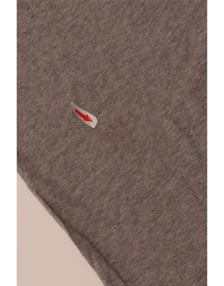 Camiseta masculina Tommy Hilfiger Top cinza médio algodão