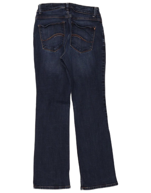 Lee Womens Curvy Fit Modern Rise Bootcut Jeans EUA 6 Médio W28 L29 Azul
