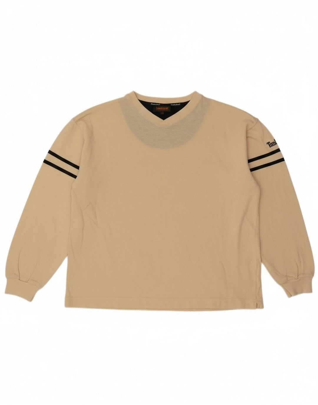 Timberland Meninos Sweatshirt Jumper 13-14 Anos Off Branco Algodão