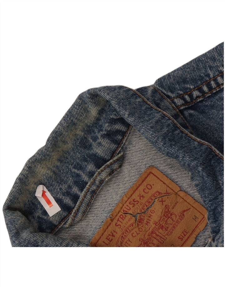 Jaqueta jeans masculina Levi's UK 38 algodão azul médio