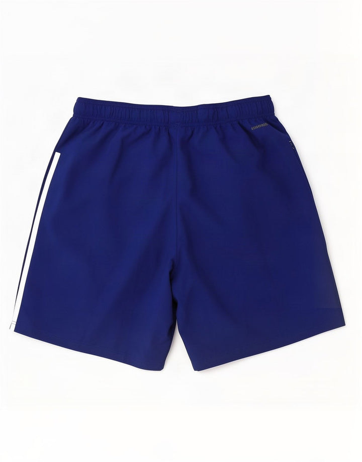 Adidas Mens Aeroready Sport Shorts Grande Azul Poliéster