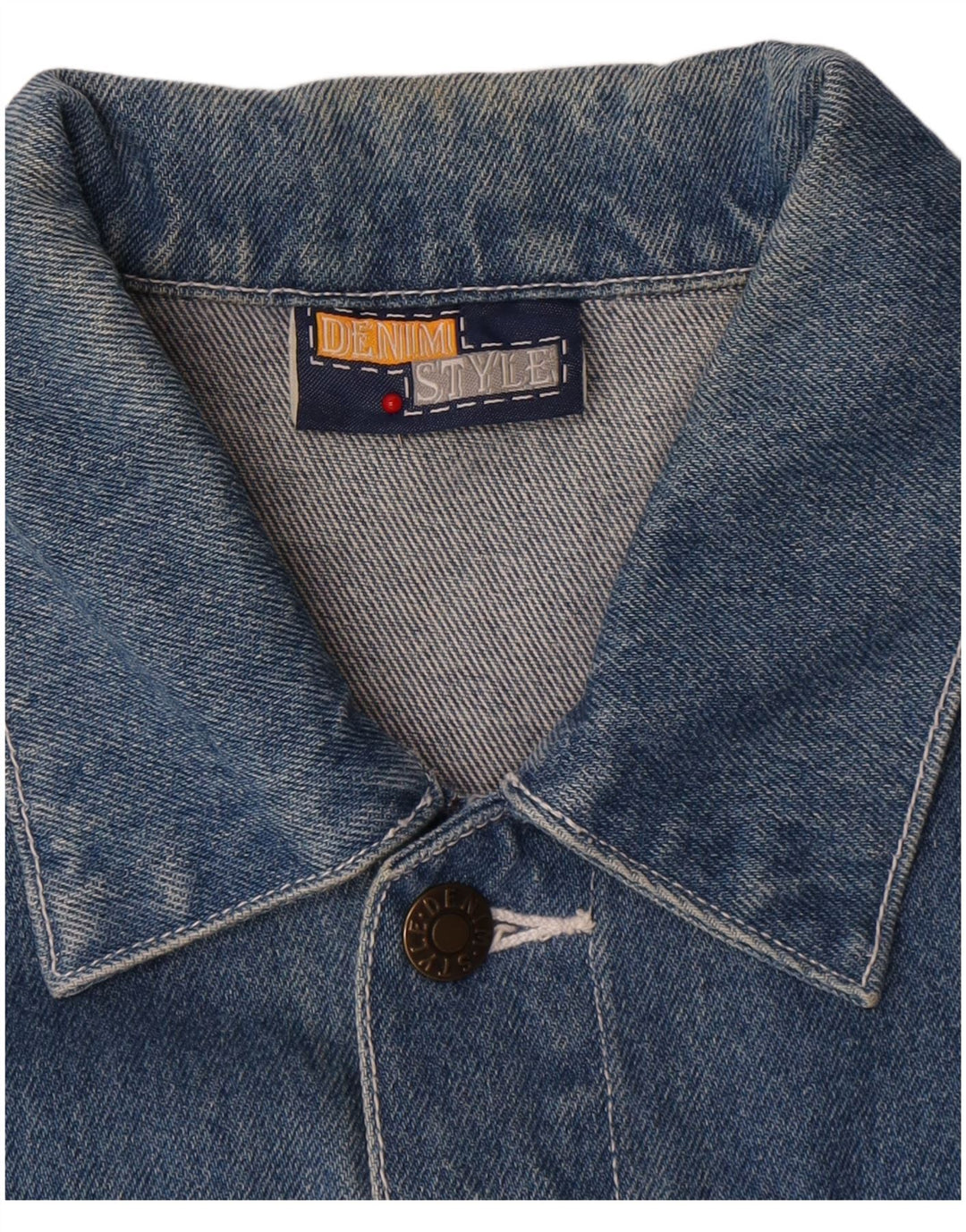 Jaqueta jeans masculina estilo jeans UE 50 algodão azul grande