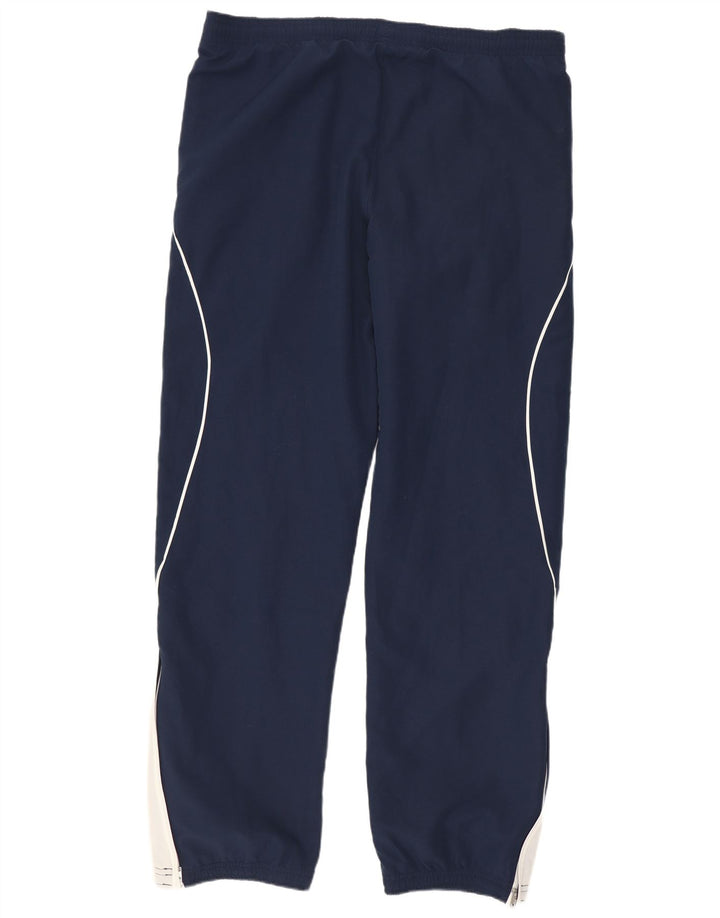 Calça de treino masculina Reebok Joggers pequeno azul marinho Colourblock
