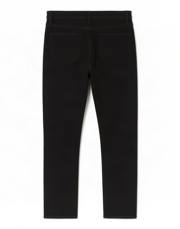 Jeans feminino Gap vintage cropped cintura média slim W29 L25 algodão preto