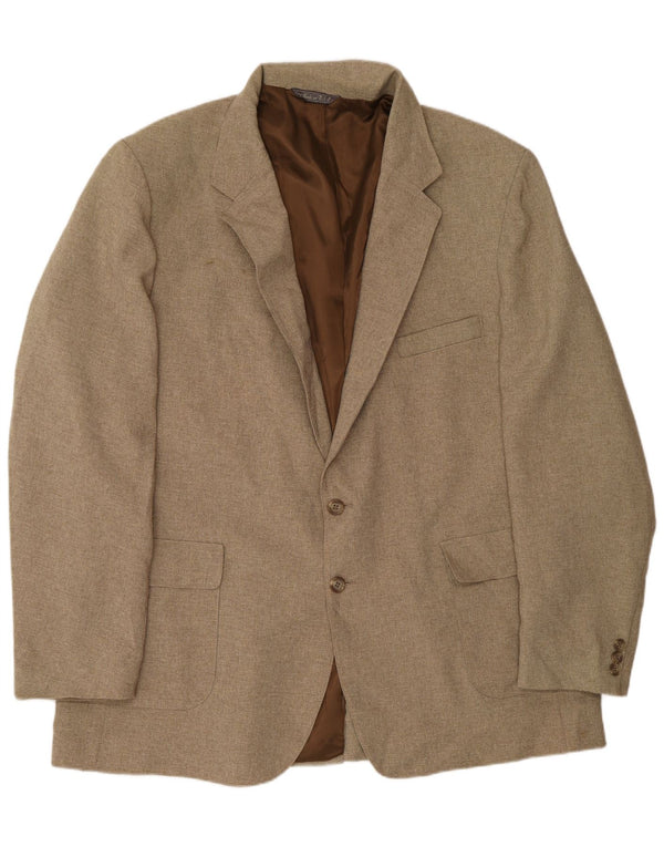 Levi's Action Suits Jaqueta blazer masculina de 2 botões tamanho 50 4XL bege