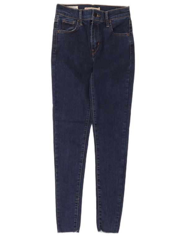 Calça jeans feminina Levi's 720 High Rise Super Skinny W23 L28 azul algodão