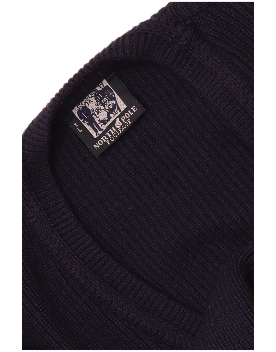 Suéter cardigã masculino North Pole XL azul marinho