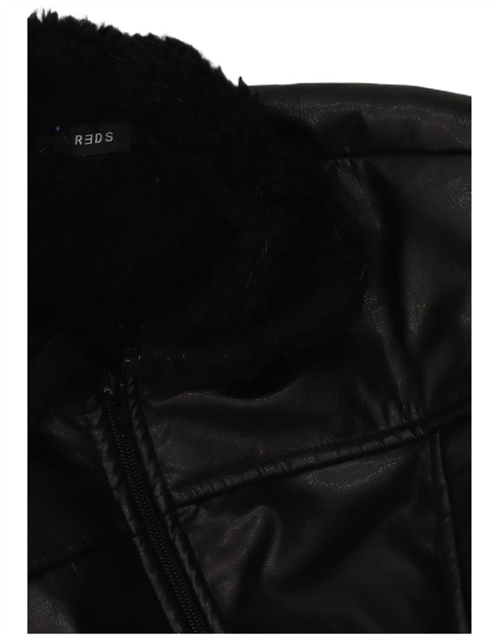 Jaqueta feminina Shearling REDS UK 12 preta média