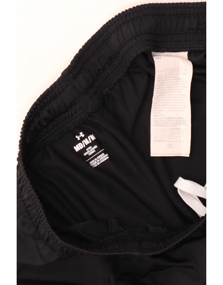 Calça de treino masculina Under Armour em poliéster preto médio