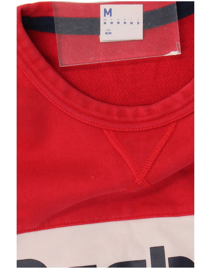 Reebok moletom feminino jumper UK 14 médio multicolorido colorblock