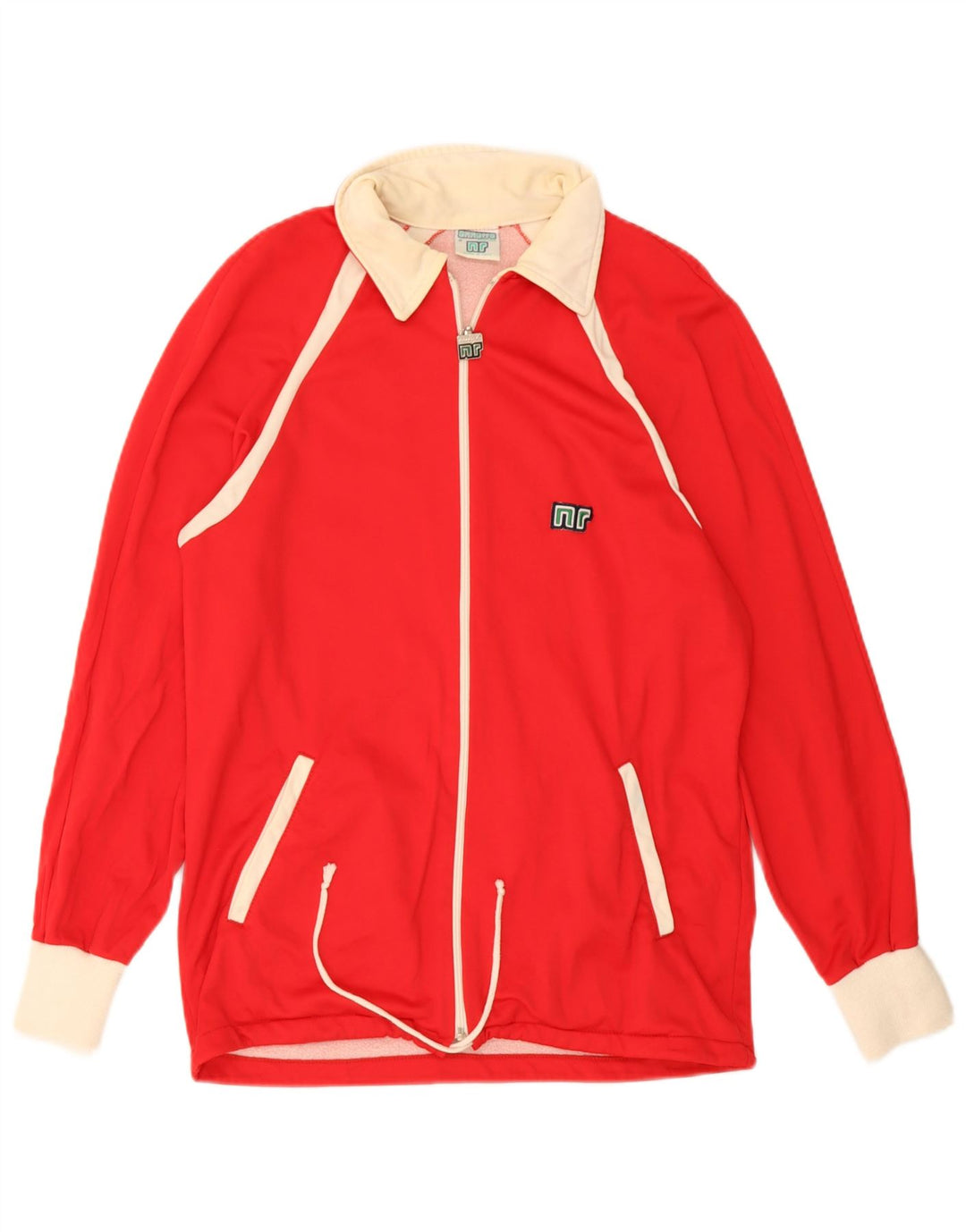 Ennerre Mens Treino Top Jacket IT 48 Medium Red Colourblock
