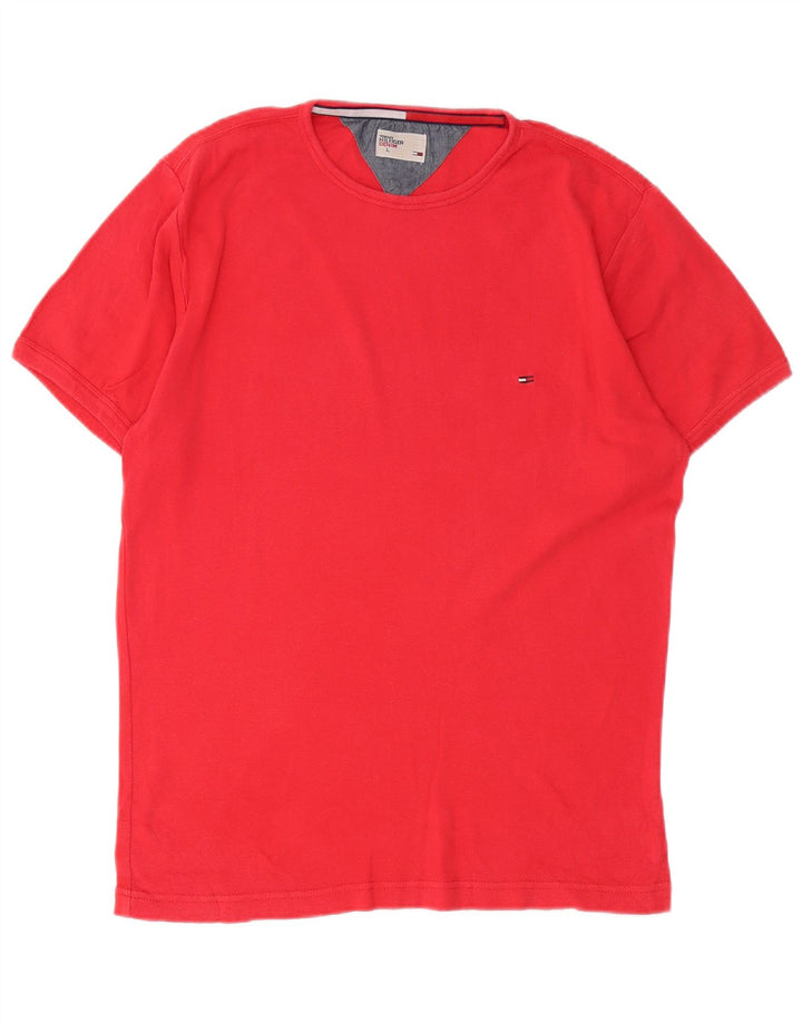 Tommy Hilfiger Camiseta masculina grande vermelha