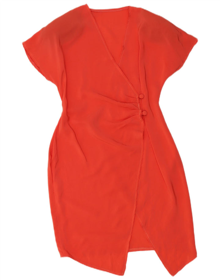 Vestido feminino VINTAGE UK 12 laranja médio