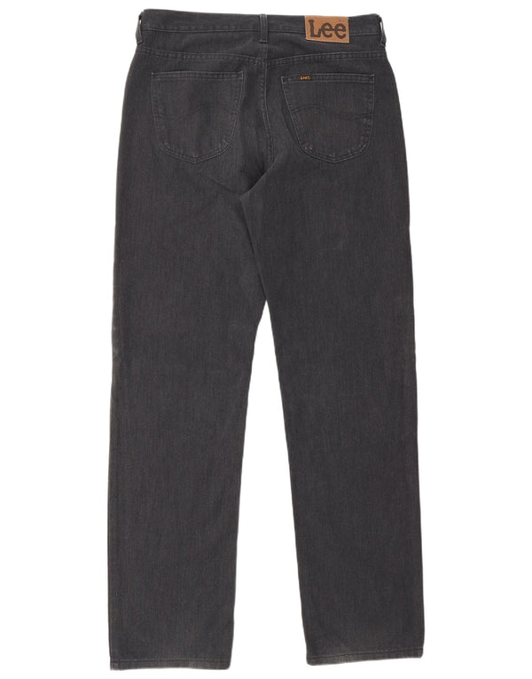 Lee Mens Portland Calça Casual Reta W34 L34 Azul Marinho Algodão