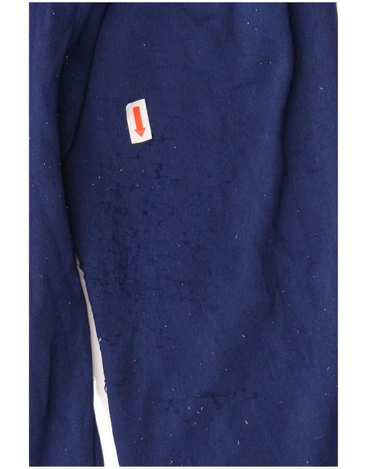 Jaqueta feminina FILA Tracksuit Top UK 16 grande poliéster azul marinho