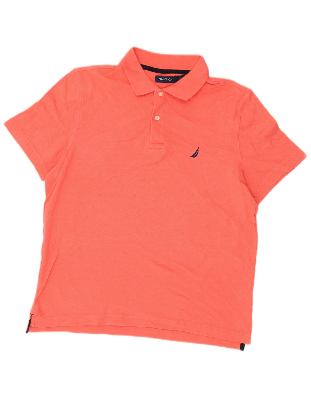 Camisa polo masculina NAUTICA algodão rosa médio