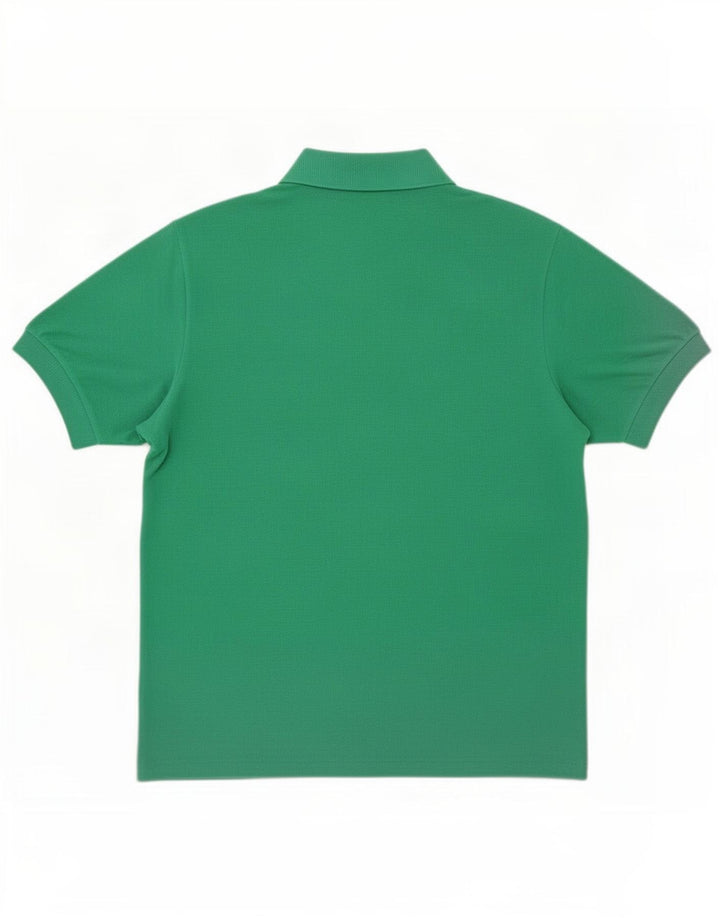 Camisa polo masculina Lacoste algodão verde médio