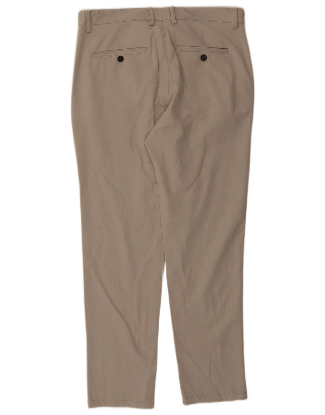 ZARA Calça Chino Feminina Slim EU 40 Médio W31 L38 Bege
