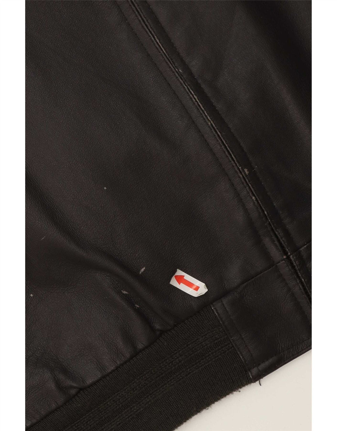 Jaqueta de couro masculina vintage UK 42 XL marrom