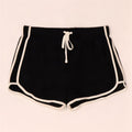 Shorts esportivos femininos Topshop UK 10 poliéster preto pequeno