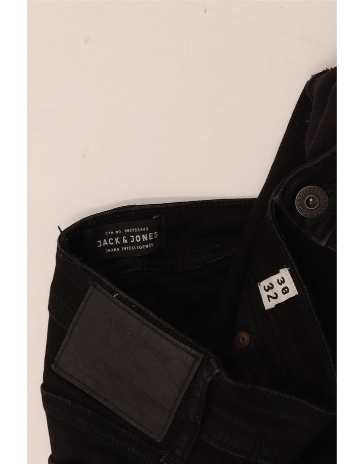 JACK & JONES Mens Liam Jeans Skinny W30 L32 Preto