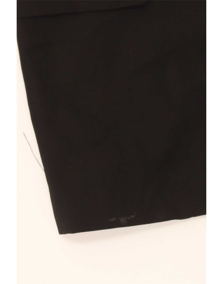 Jaqueta blazer masculina Zara com 2 botões EU 50 poliéster preto médio