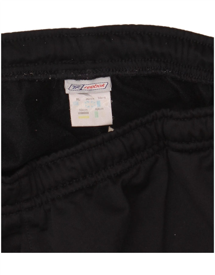 Calças de treino Reebok meninos 13-14 anos XL preto