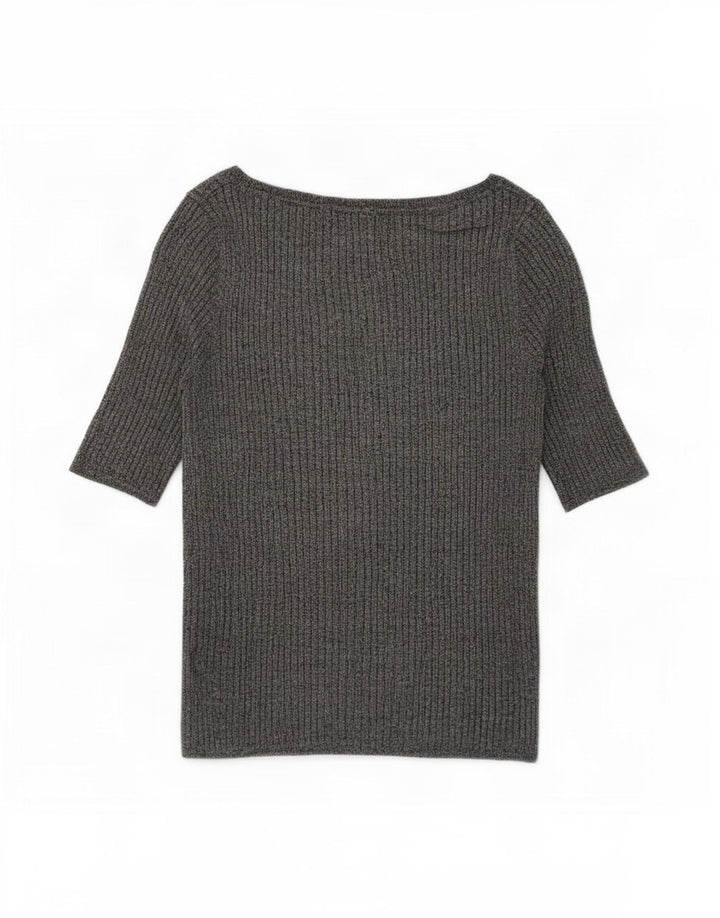Blusa feminina Marks & Spencer UK 14 viscose cinza médio