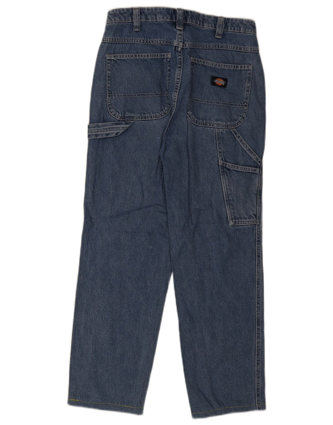 Calça jeans reta feminina Dickies Cargo W27 L26 azul