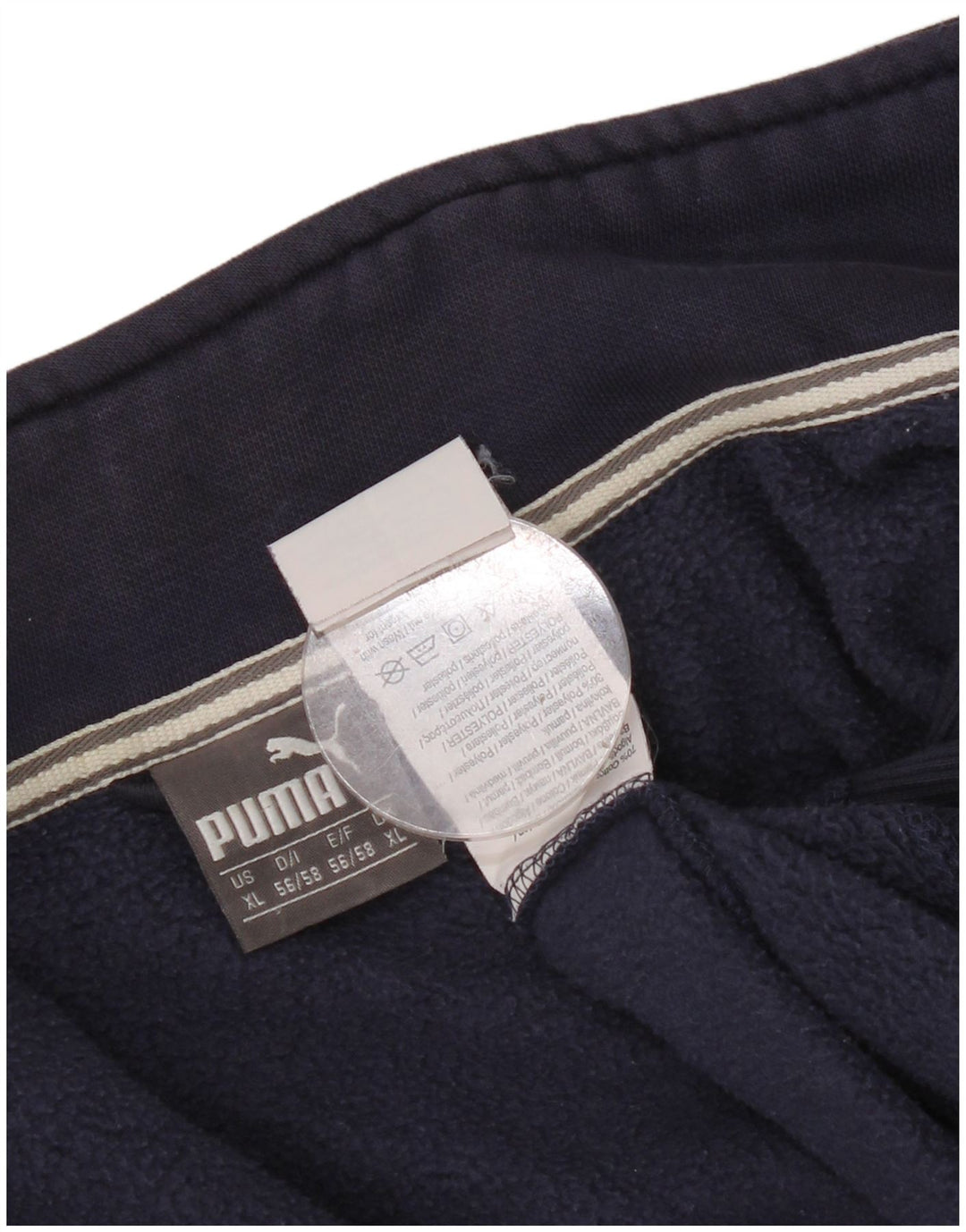 Puma Mens Tracksuit Top Jacket XL Azul Marinho Algodão