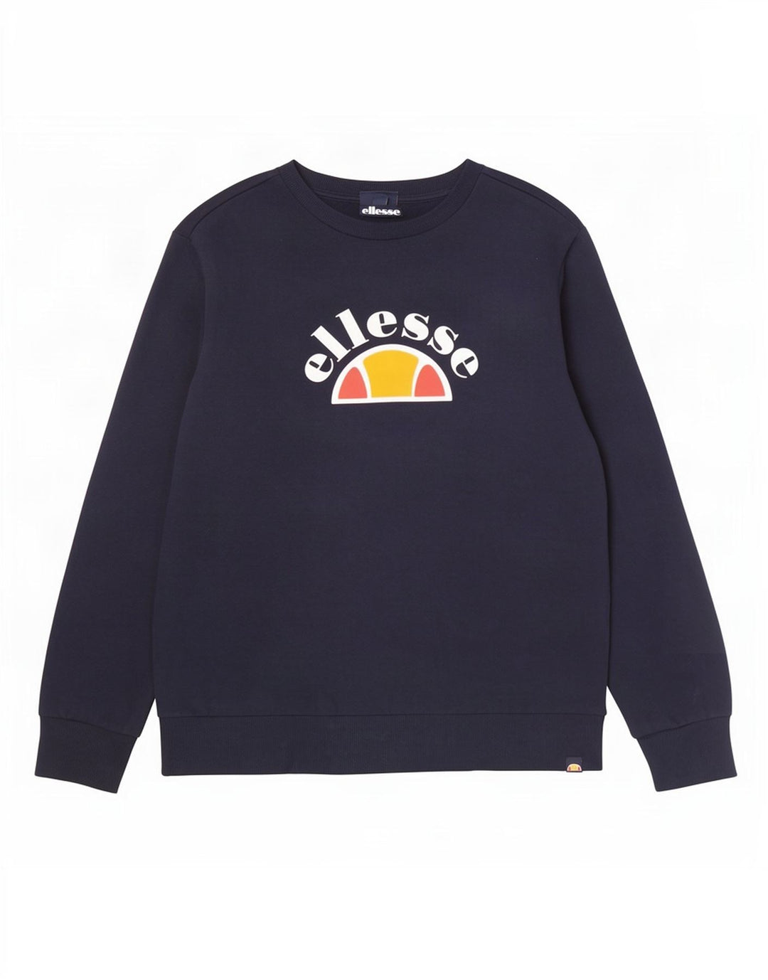 Ellesse moletom masculino gráfico jumper grande algodão azul marinho