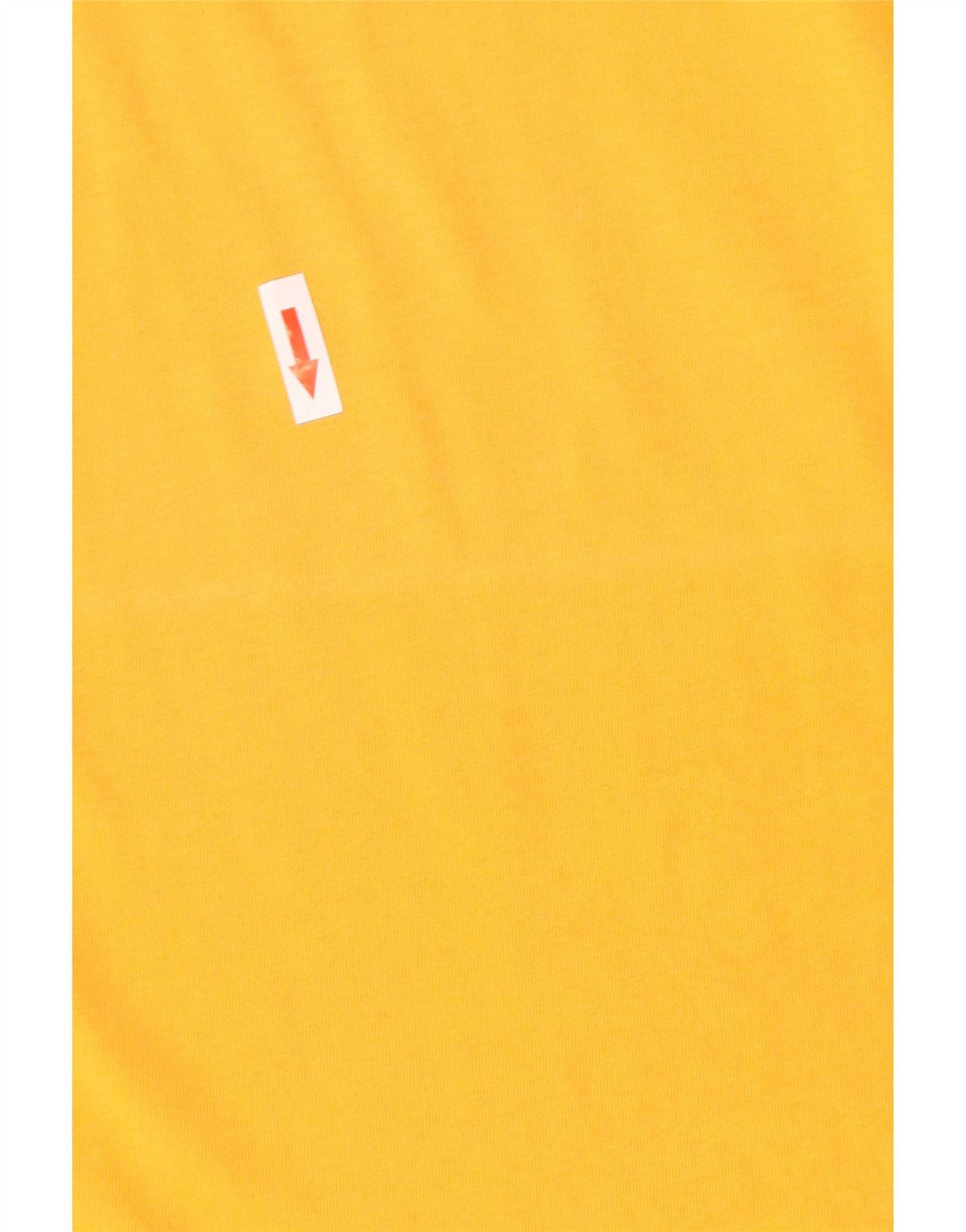 Camiseta gráfica masculina The North Face algodão amarelo médio