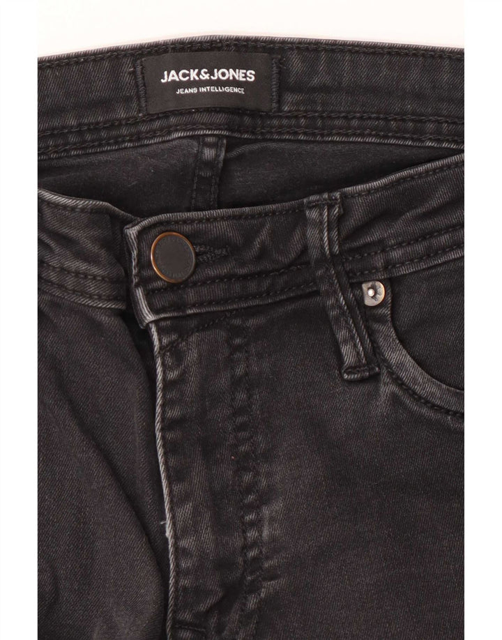 Jack & Jones Masculino GLENN Slim Jeans W28 L32 Preto