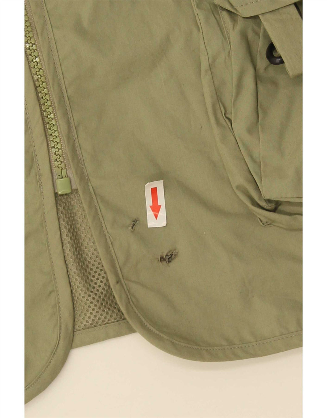 Colete utilitário masculino vintage IT 58 4XL algodão cáqui