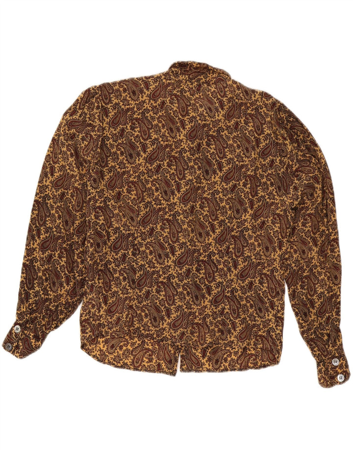 Blusa feminina PRIMA DONNA IT 44 marrom médio paisley