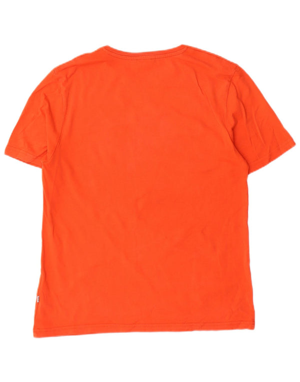 Camiseta Hugo Boss Boys Regular Fit Graphic Top 13-14 Anos Pequeno Laranja
