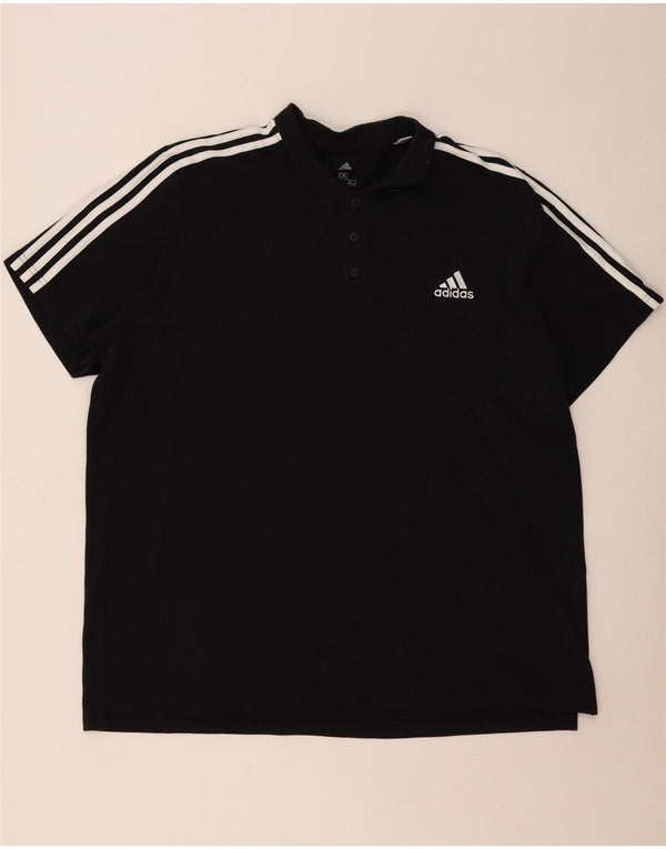 Camisa polo masculina ADIDAS 2XL preta