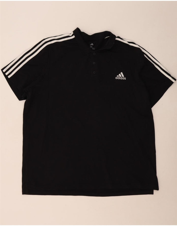 Camisa polo masculina ADIDAS 2XL preta