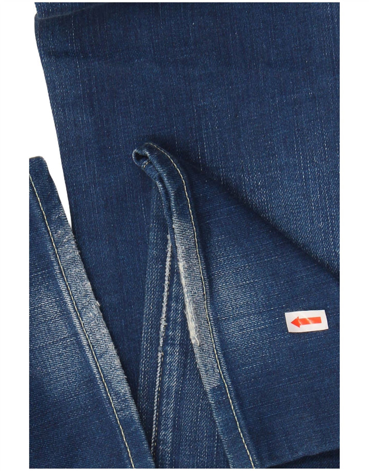 Jeans retos femininos G-STAR W27 L32 algodão azul