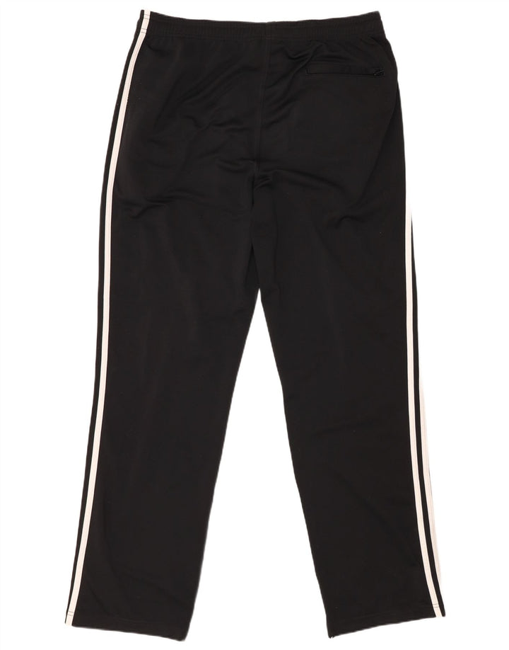 Calça de treino masculina Adidas grande poliéster preto