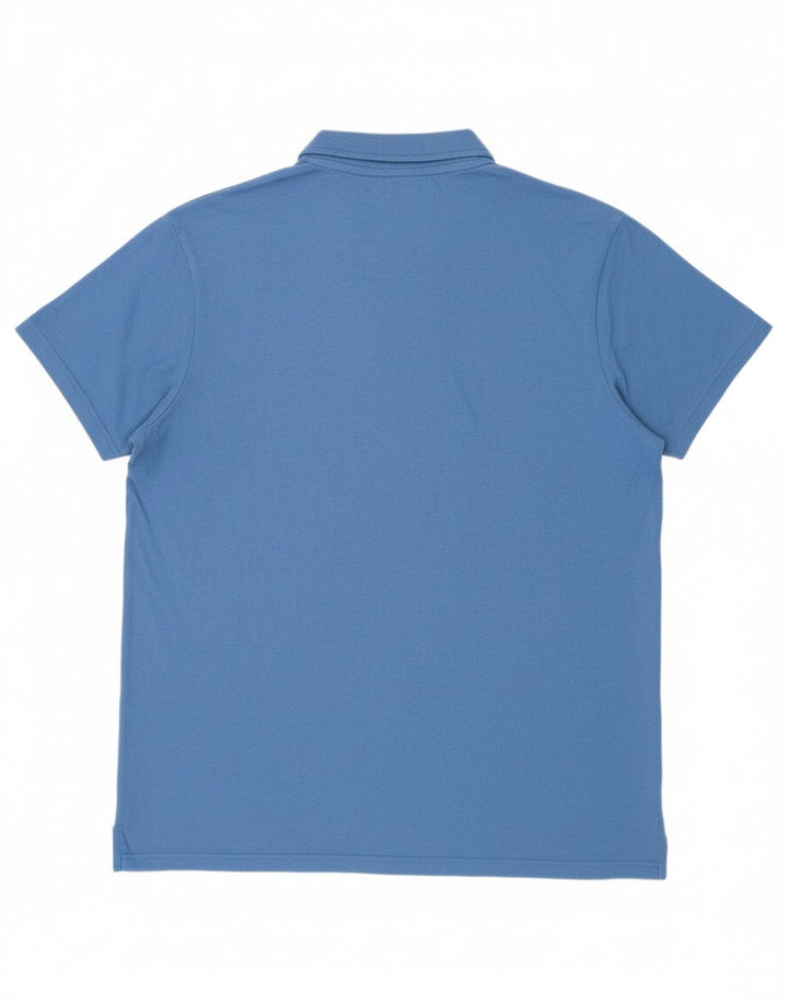 Camisa polo masculina WEIRD FISH XL algodão azul